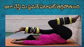 Flat stomach work out Msc yoga therapist