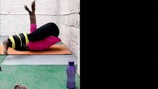 Flat stomach work out Msc yoga therapist