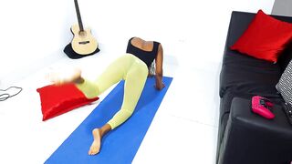 Hot Yoga & Gymnastics at Home - Full body stretching with Achka