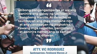 Marcos camp rejects Robredo’s debate challenge | INQUIRER Today - April 29, 2022