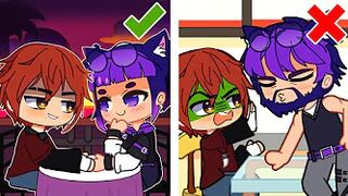 From Cute To Hateful | Disaster Date | Gender Bender Challenge | Gacha Life | Clap! Snap!