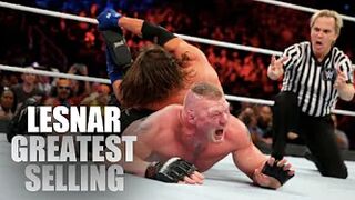 Brock Lesnar's Greatest Bumps And Sells | Compilation