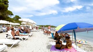 Ibiza Spain Platja de Ses Salines / Travel Guide IBIZA / Beach Walks 4K