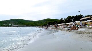 Ibiza Spain Platja de Ses Salines / Travel Guide IBIZA / Beach Walks 4K