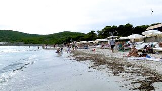 Ibiza Spain Platja de Ses Salines / Travel Guide IBIZA / Beach Walks 4K