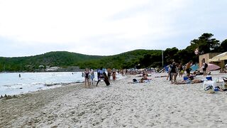 Ibiza Spain Platja de Ses Salines / Travel Guide IBIZA / Beach Walks 4K