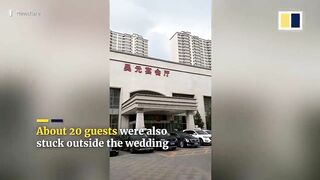 Chinese groom watches his own wedding on live stream