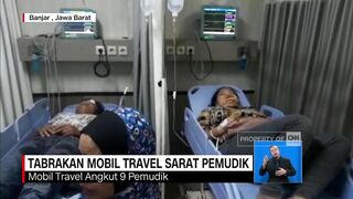 Tabrakan Mobil Travel Sarat Pemudik