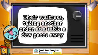 Funny dirty jokes - A man slid under the table at the restaurant