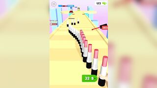 LIPSTICK STACK RUNNER game BEST MOBILE GAMES ????????????‍???????? Gameplay All Levels Android,ios New Game 3D