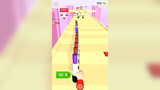 LIPSTICK STACK RUNNER game BEST MOBILE GAMES ????????????‍???????? Gameplay All Levels Android,ios New Game 3D