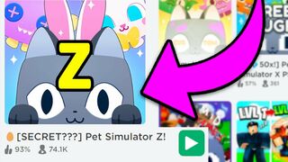 How to JOIN Pet Simulator Z.. ROBLOX