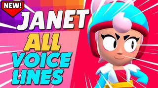 All Janet Voice Lines | Brawl Stars