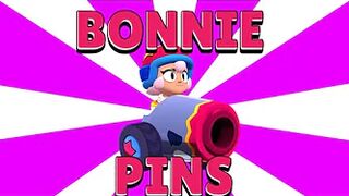 BONNIE PINS Y ANIMACIÓNES Brawl Stars