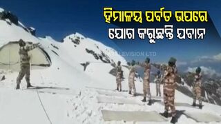 ITBP Jawans Perform Yoga At 15000 Feet Of Himalayas In Uttarakhand