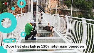 Dit is de langste glazen brug ter wereld