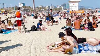 Spain best beaches ????????????️Barcelona beach walk/ beach Nova Icaria