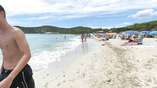 IBIZA Beach Spain Summer -  Beautifu Beach of IBIZA Las Salinas Walking 4k (reupload)