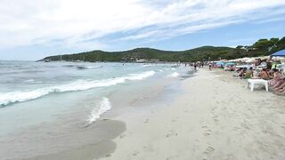 IBIZA Beach Spain Summer -  Beautifu Beach of IBIZA Las Salinas Walking 4k (reupload)