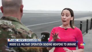 NBC News Exclusive: How Military Equipment Travels From Dover Air Force Base to Ukraine