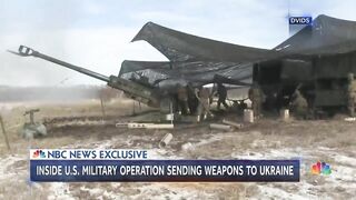 NBC News Exclusive: How Military Equipment Travels From Dover Air Force Base to Ukraine