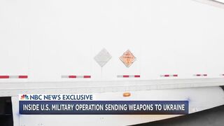 NBC News Exclusive: How Military Equipment Travels From Dover Air Force Base to Ukraine