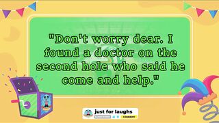 Funny jokes - A doctor on the 2nd hole