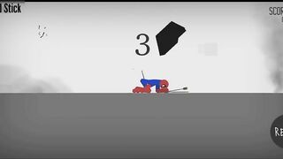 Best Falls | Stickman Dismounting funny moments #129