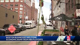 Boston businesses welcome economic bump from Celtics, Bruins playoff games