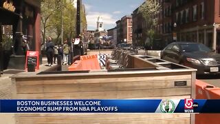 Boston businesses welcome economic bump from Celtics, Bruins playoff games