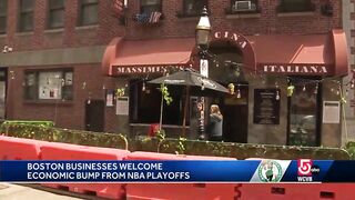 Boston businesses welcome economic bump from Celtics, Bruins playoff games