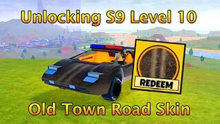 Unlocking Season 9 Level 10 Old Town Road Vehicle Skin in Roblox Jailbreak