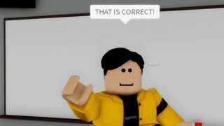 When you take a spelling test (meme) ROBLOX