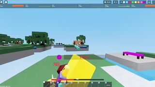 i just invented an OP BLOCK CLUTCH trick...???? (Roblox Bedwars)