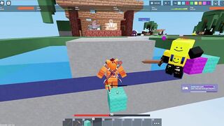 i just invented an OP BLOCK CLUTCH trick...???? (Roblox Bedwars)