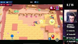 Trebor PRUEBA el NUEVO modo de Brawl Stars (se enfada)