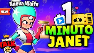 JANET EN 1 MINUTO  | NUEVA BRAWLER EN 1 MINUTO???? BRAWL STARS