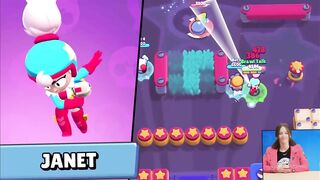 JANET EN 1 MINUTO  | NUEVA BRAWLER EN 1 MINUTO???? BRAWL STARS