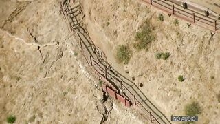 Landslide reactivates at Beacons Beach in Encinitas, prompting closures