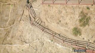 Landslide reactivates at Beacons Beach in Encinitas, prompting closures