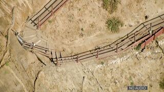 Landslide reactivates at Beacons Beach in Encinitas, prompting closures