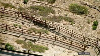 Landslide reactivates at Beacons Beach in Encinitas, prompting closures