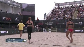 Sponcil Stares Them Down | AVP Gold Series Manhattan Beach Open
