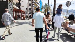 BENIDORM ???????? LEVANTE BEACH BARS & Restaurants May 2022 Spain Walking Tour 4K