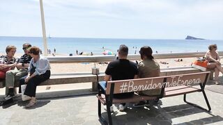 BENIDORM ???????? LEVANTE BEACH BARS & Restaurants May 2022 Spain Walking Tour 4K