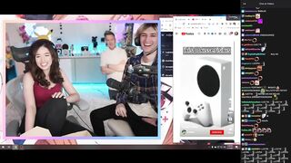 xQc showing Pokimane his Stream culture