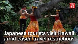 Japanese tourists visit Hawaii amid eased travel restrictions