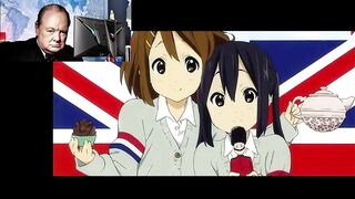 Winston Churchill reacts to British Anime