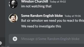 Winston Churchill reacts to British Anime