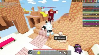 I Trolled With FAKE ARMOR In Roblox Bedwars (Did they notice?)